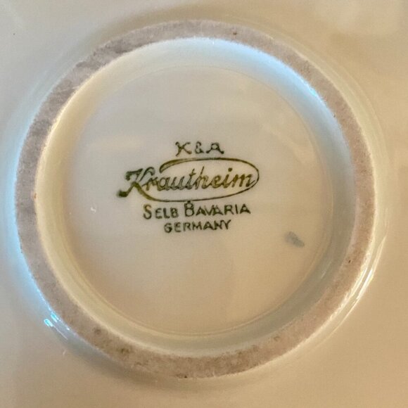 Vintage Serving Dish Krautheim Selb Bavaria Germany 1950s Porcelain Dinnerware - Picture 10 of 10